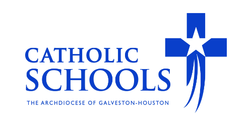 Logo for the Archdiocese of Galveston-Houston Catholic School's Office.